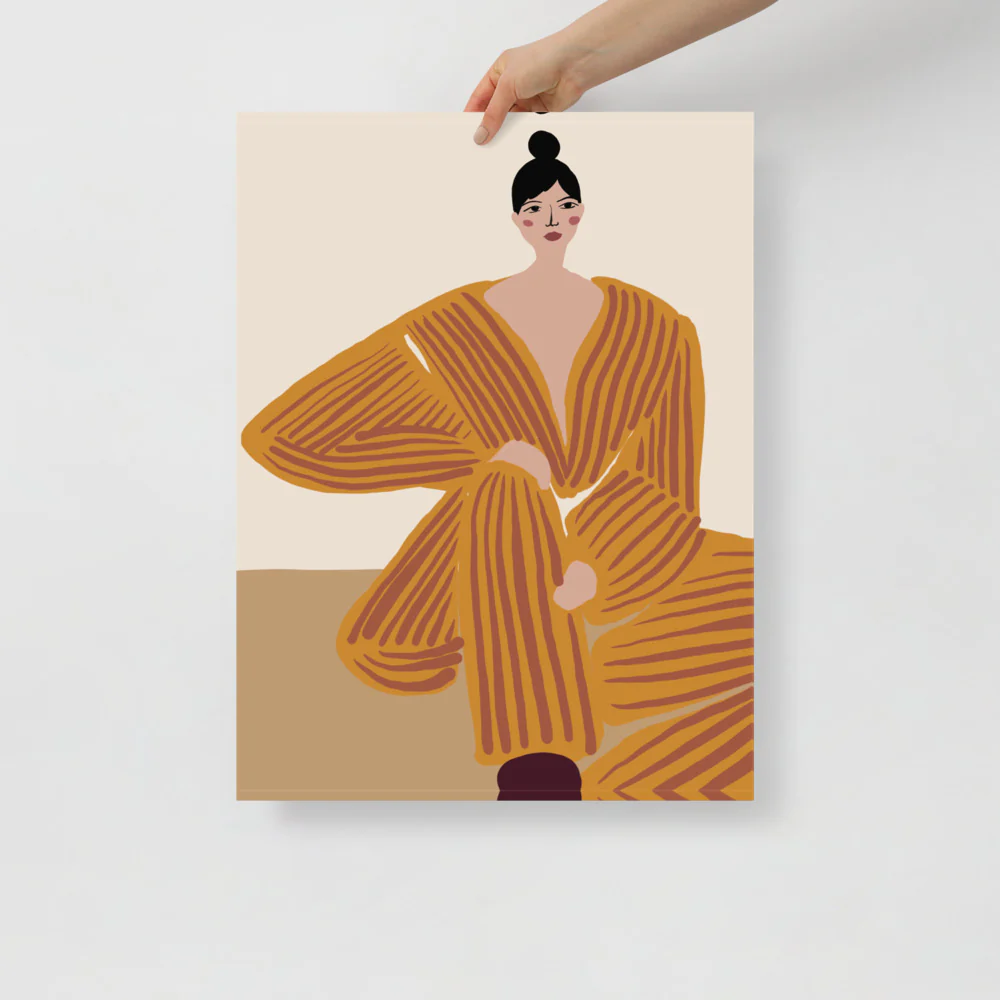 Yellow Tracksuits Wall Art - Image 4